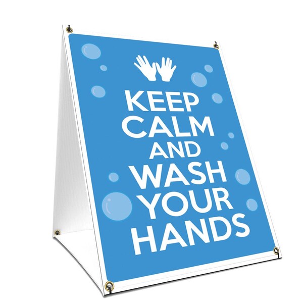 OSHA Notice, 36" Height, Coroplast, 24" x 36", Keep Calm, Keep Calm
